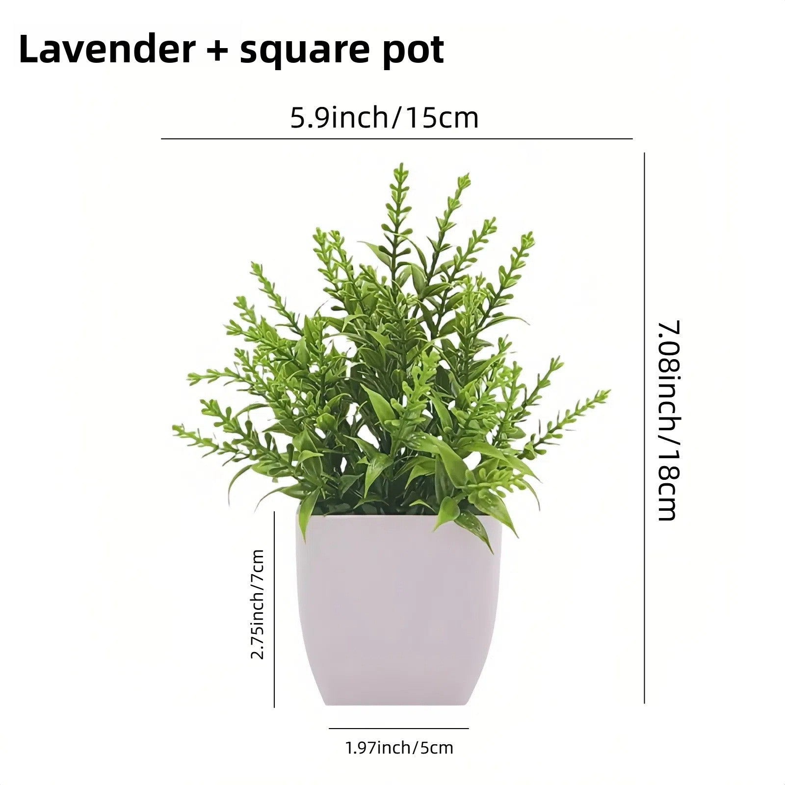 Simulation of small potted plants