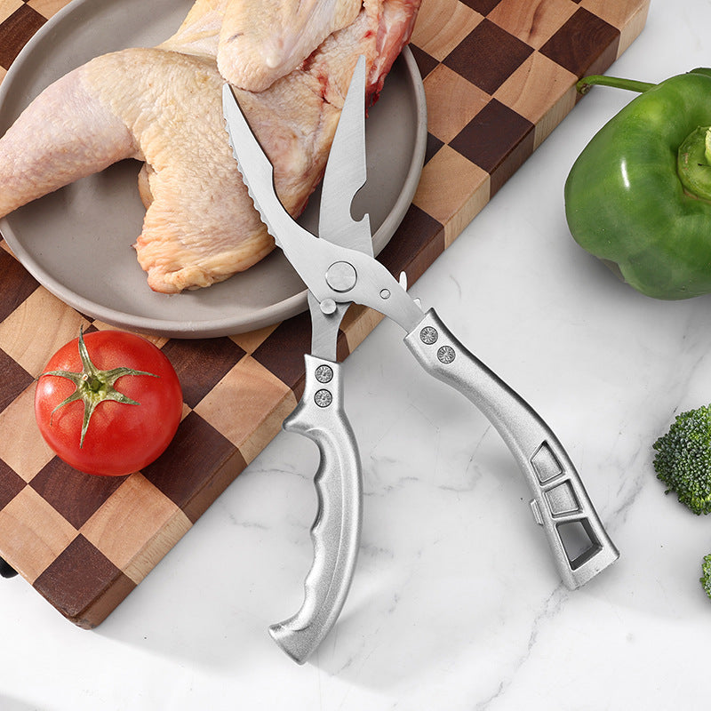 Stainless steel household multi-functional scissors