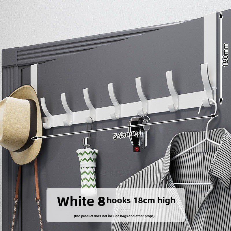 Space Aluminum Over Door Hooks, 5-8 Hooks No Screws Needed