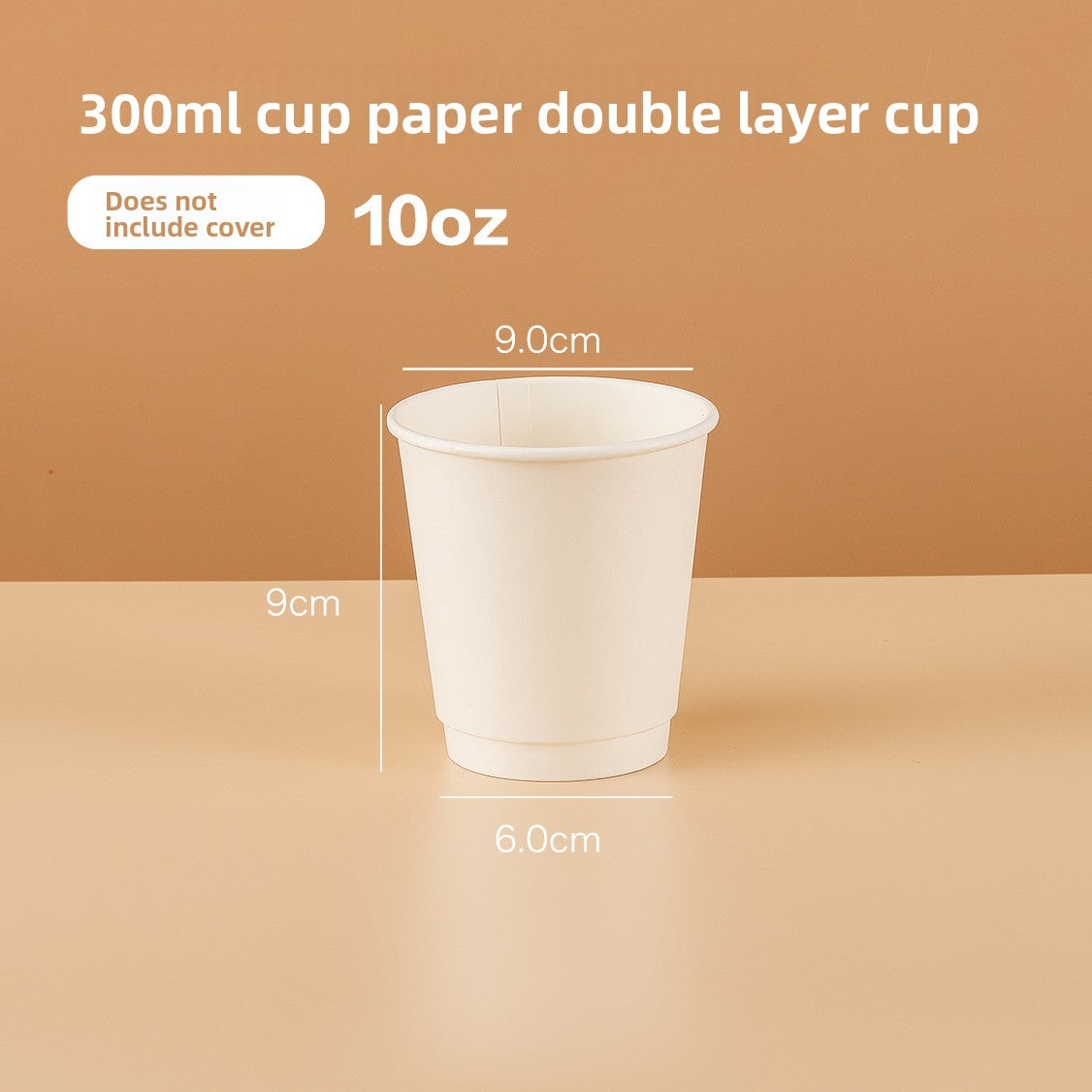 Disposable coffee cup with lid