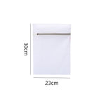 Honeycomb Mesh Laundry Bag Light Gray Polyester for Delicates