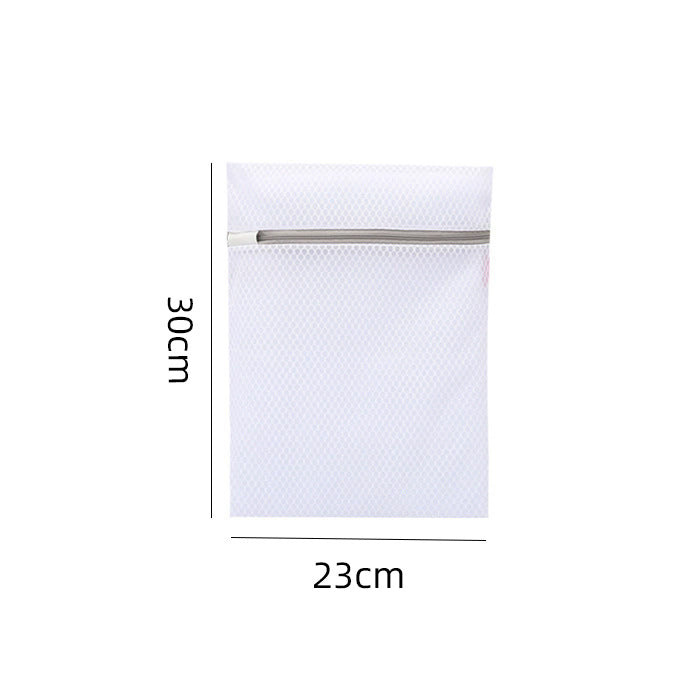 Honeycomb Mesh Laundry Bag Light Gray Polyester for Delicates