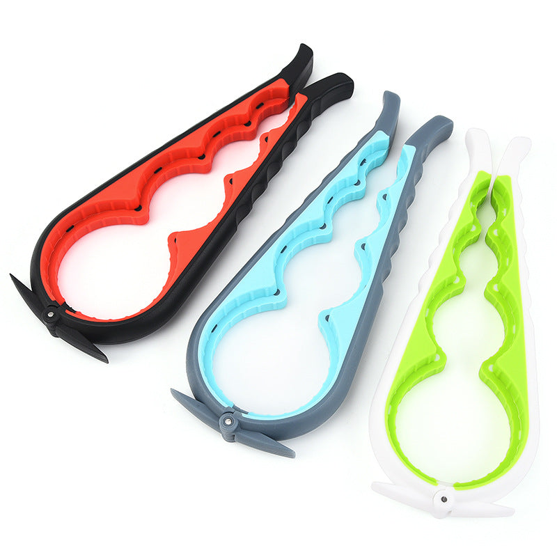 Four-in-one bottle opener