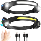 Adjustable Silicone COB Headlamp
