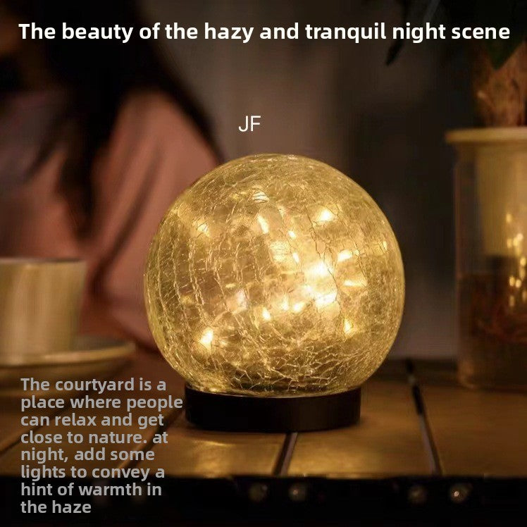 Solar Cracked Garden Lamp Outdoor Waterproof Landscape Light