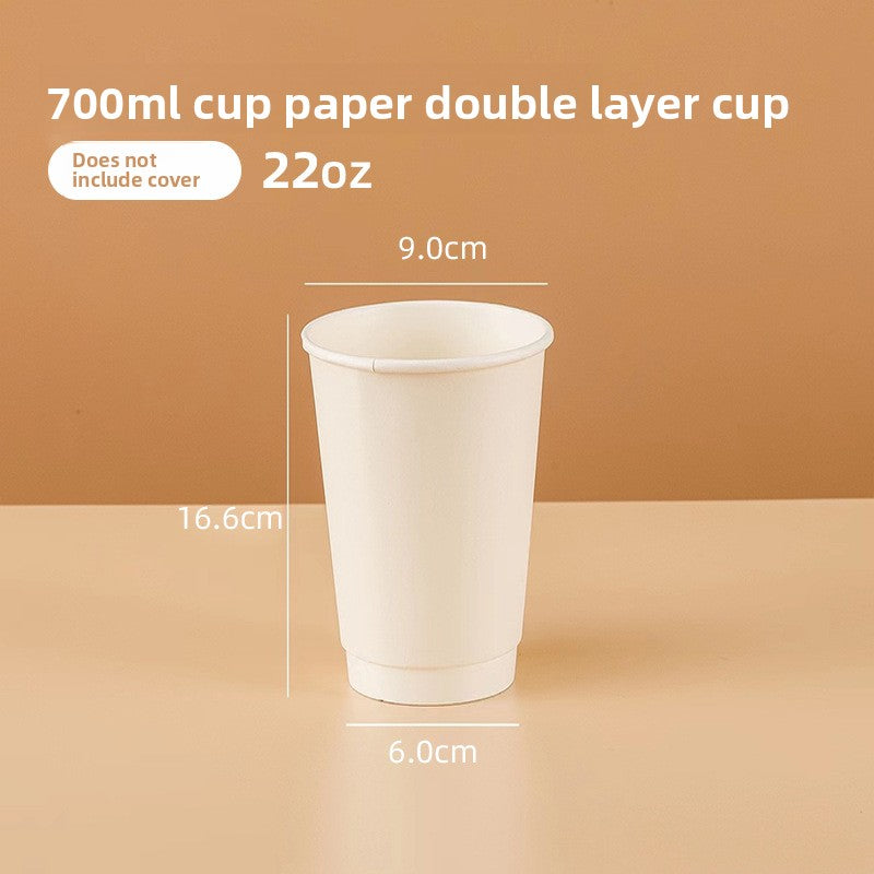Disposable coffee cup with lid