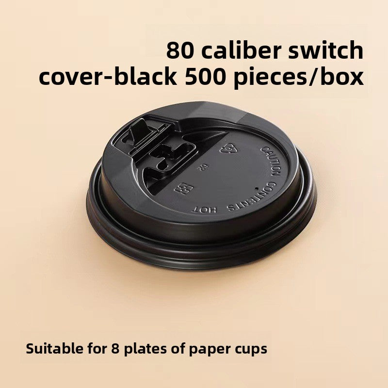 Disposable coffee cup with lid