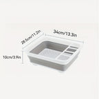 Folding draining basket kitchen