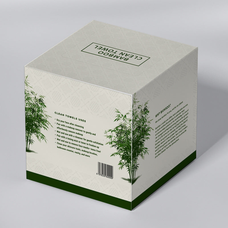 Bamboo fiber face towel