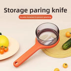 Creative Storage Peeler with Anti-Splash Design