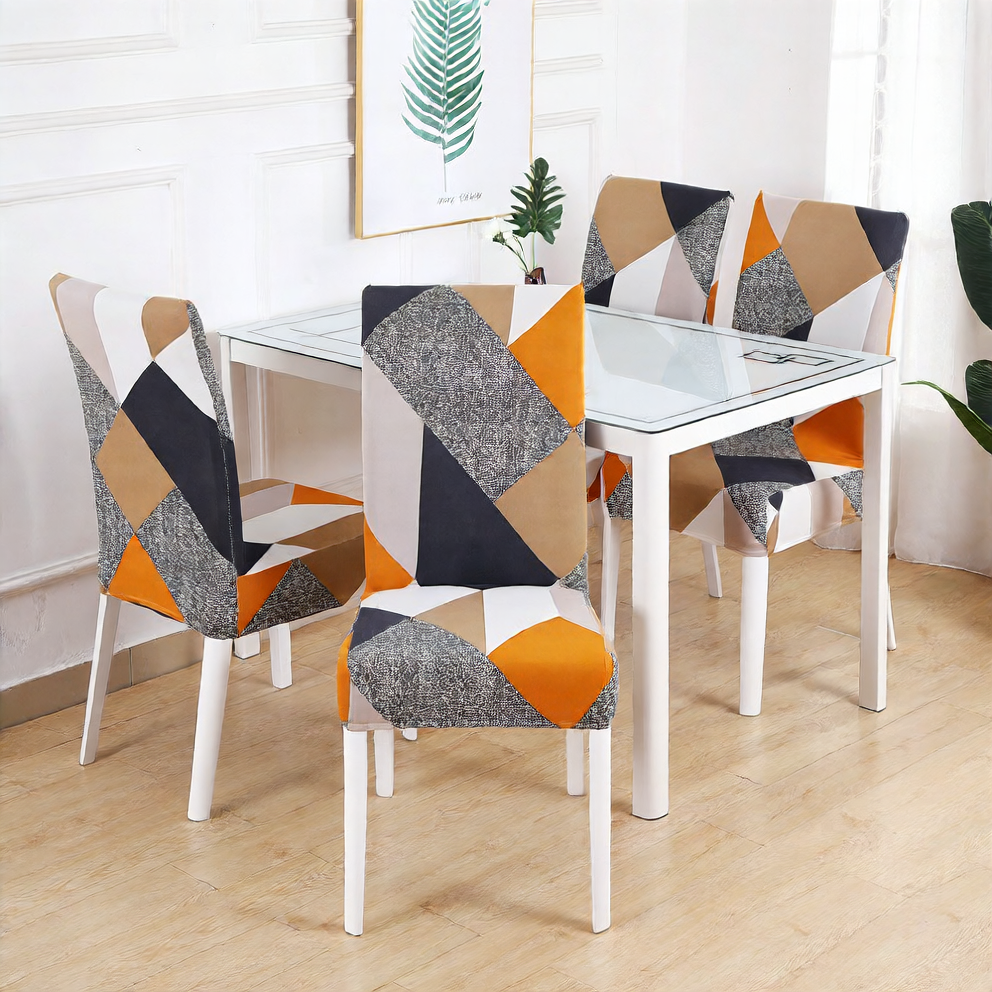 Stretchable Polyester Chair Cover for Dining & Office