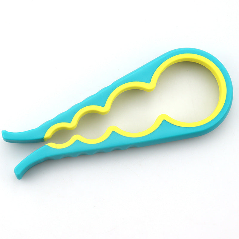 Four-in-one bottle opener