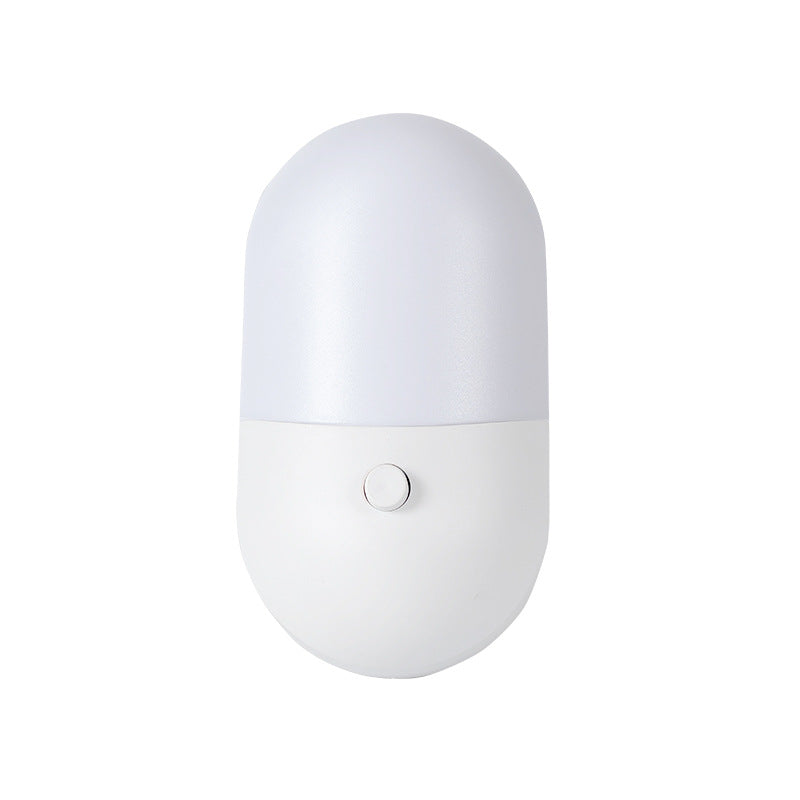 Mini Plug-In LED Night Light, Adjustable Brightness & Colour
