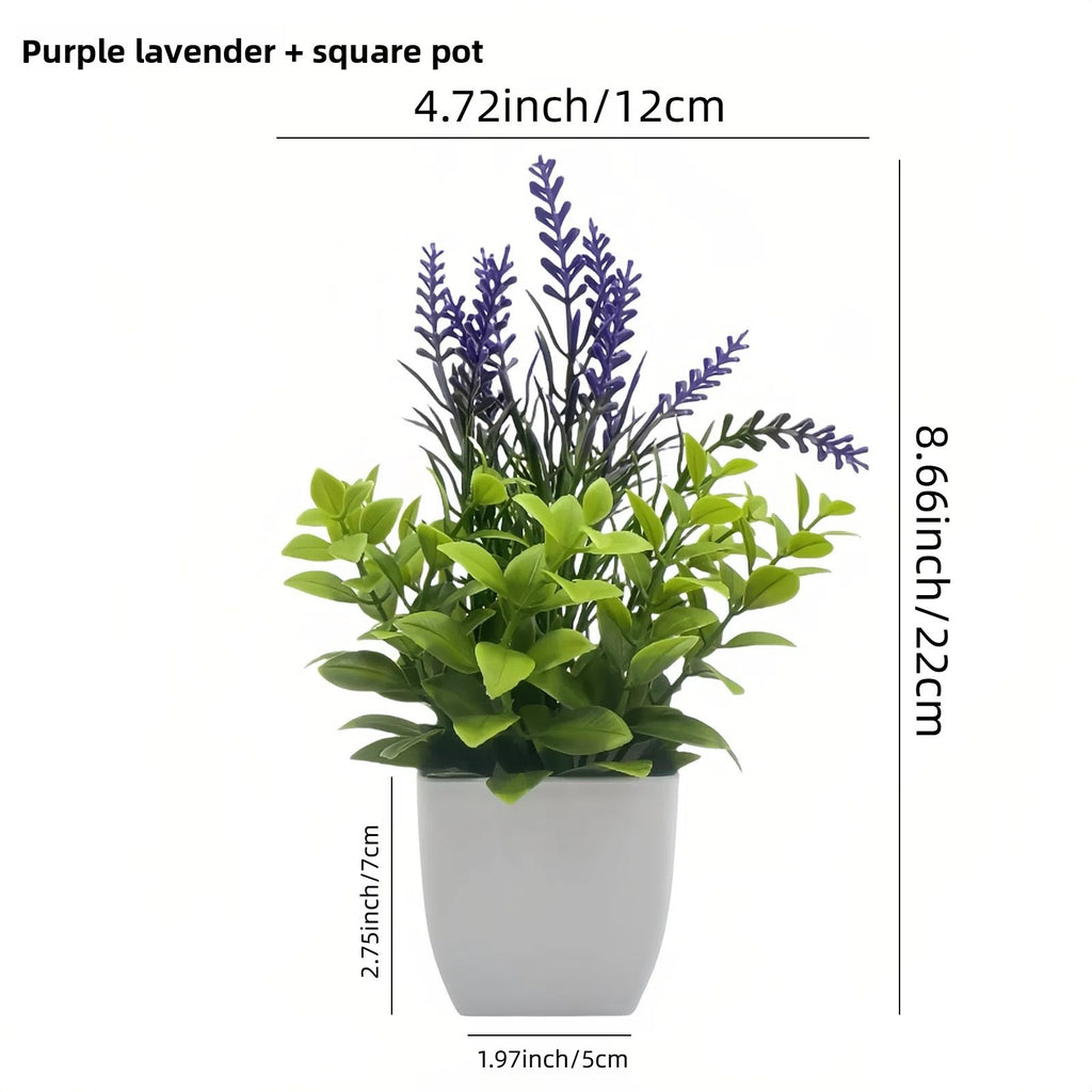 Simulation of small potted plants