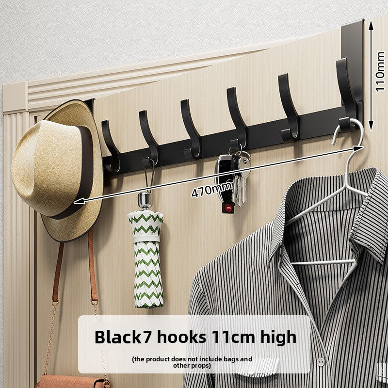 Space Aluminum Over Door Hooks, 5-8 Hooks No Screws Needed