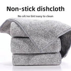 Coral velvet bamboo charcoal cleaning cloth