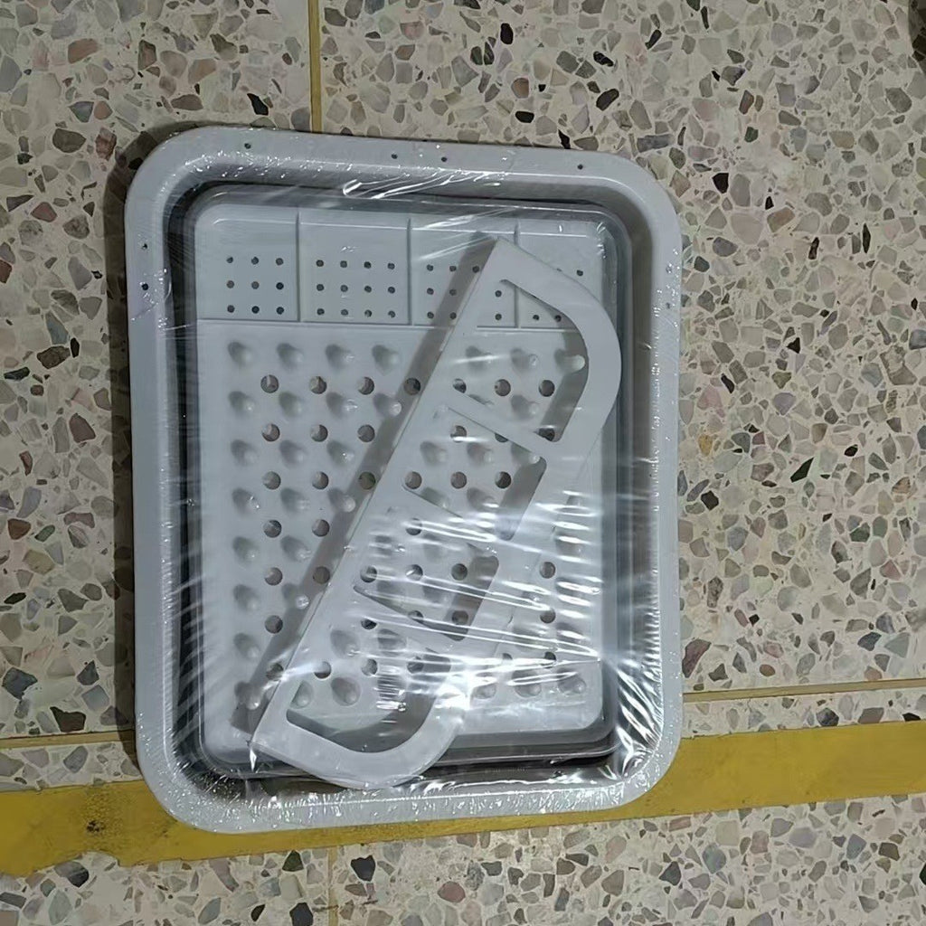 Folding draining basket kitchen