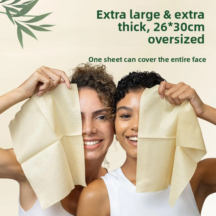 Bamboo fiber face towel