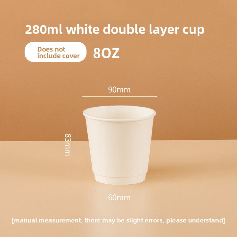 Disposable coffee cup with lid