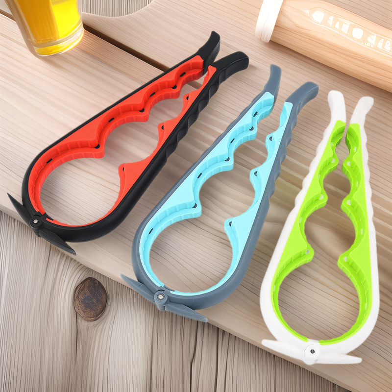 Four-in-one bottle opener