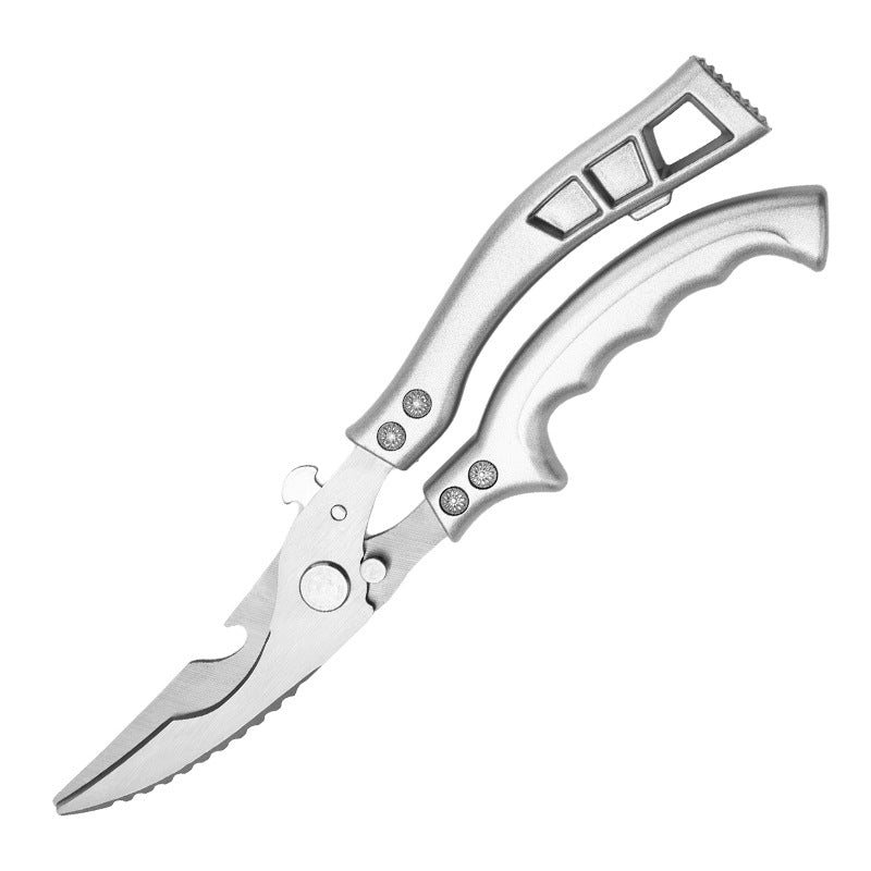 Stainless steel household multi-functional scissors