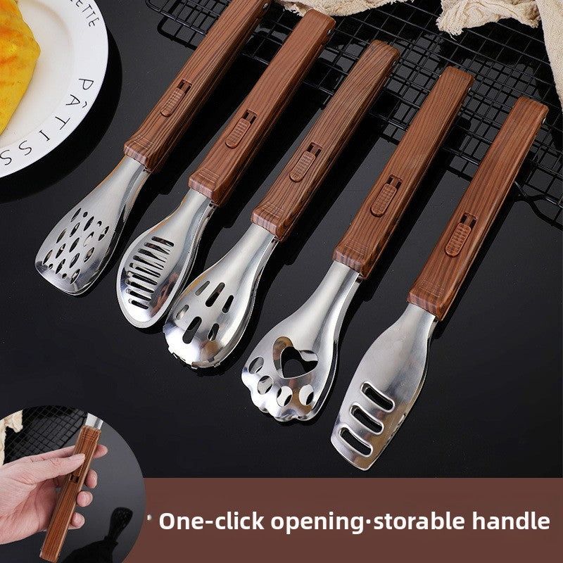Stainless Steel Food Tongs Steak Tongs