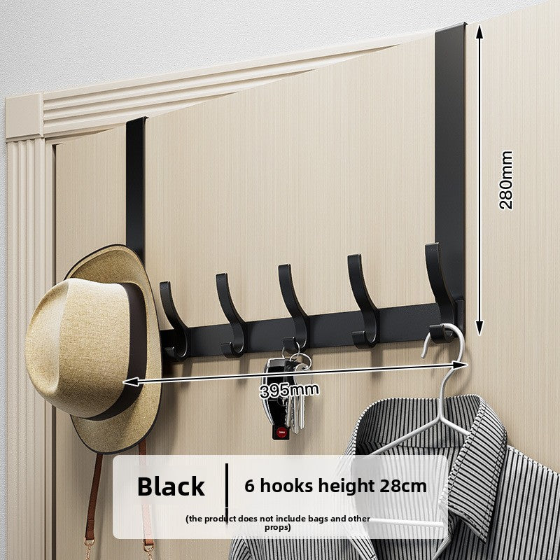 Space Aluminum Over Door Hooks, 5-8 Hooks No Screws Needed