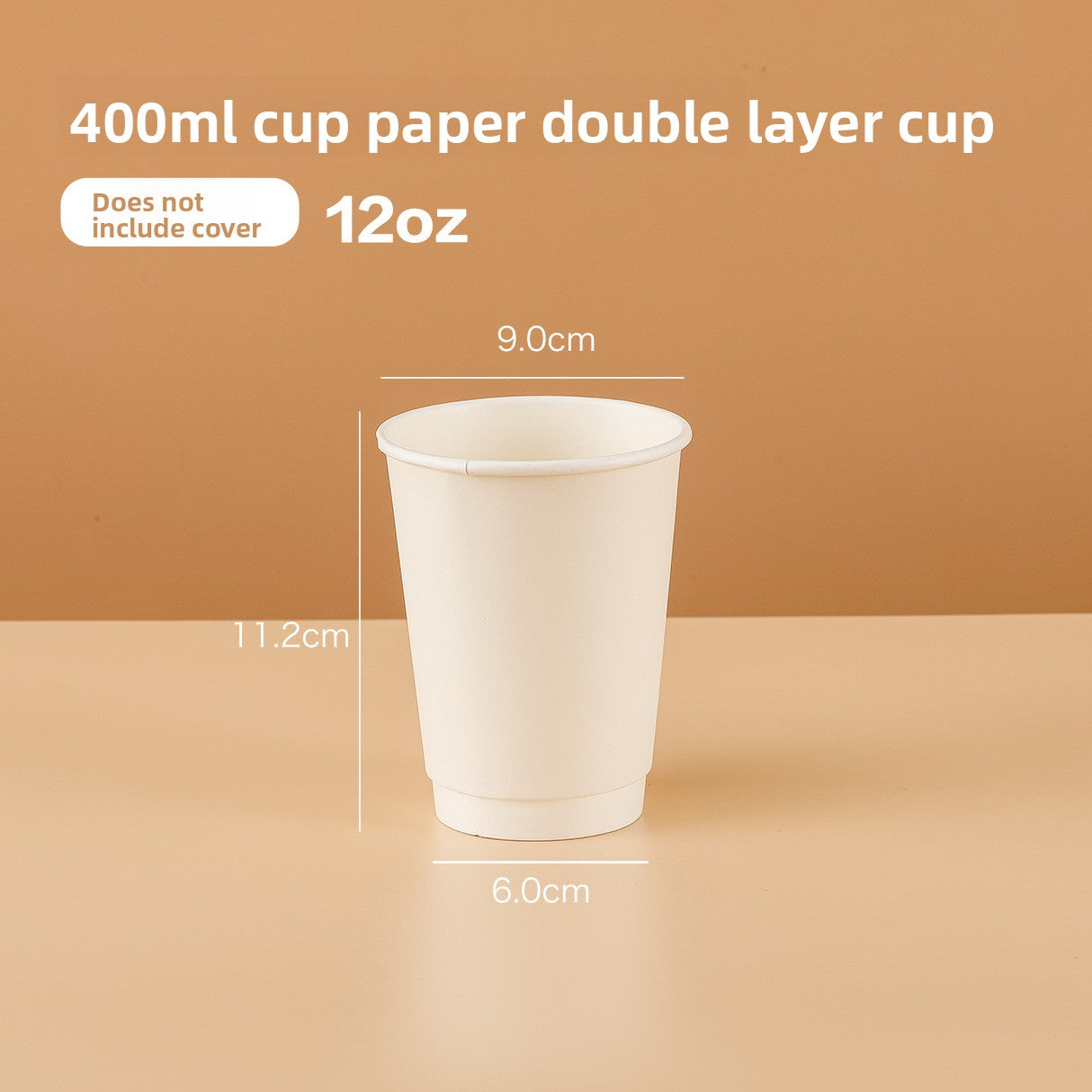 Disposable coffee cup with lid