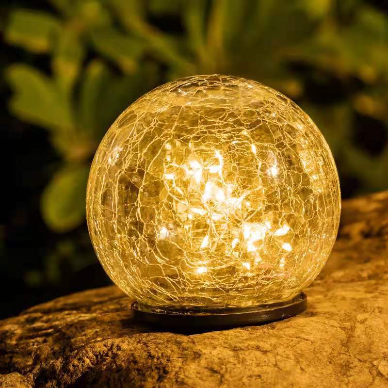 Solar Cracked Garden Lamp Outdoor Waterproof Landscape Light
