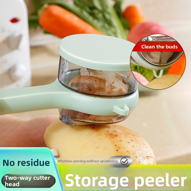 Creative Storage Peeler with Anti-Splash Design