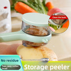 Creative Storage Peeler with Anti-Splash Design