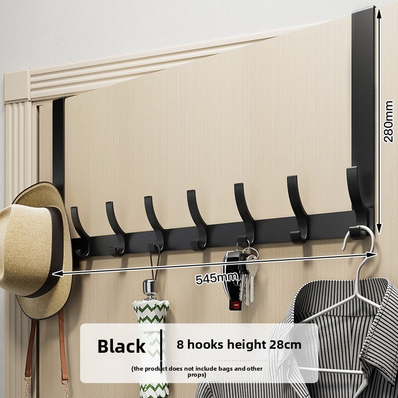 Space Aluminum Over Door Hooks, 5-8 Hooks No Screws Needed
