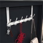 Space Aluminum Over Door Hooks, 5-8 Hooks No Screws Needed