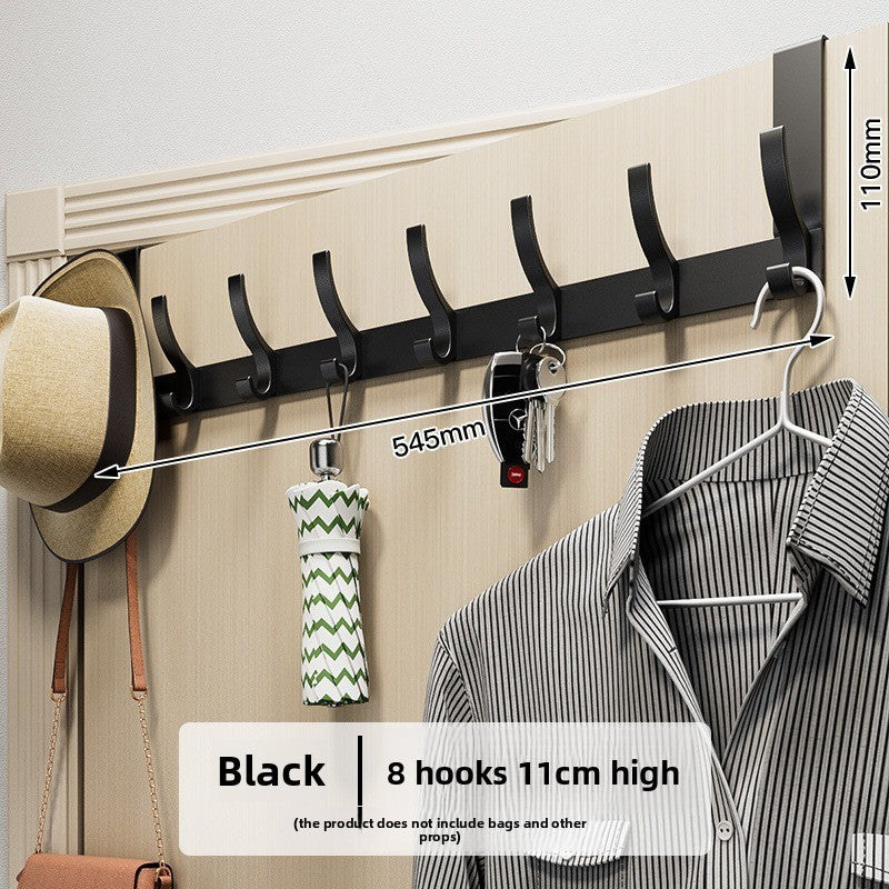 Space Aluminum Over Door Hooks, 5-8 Hooks No Screws Needed
